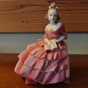 Antique 1920s Germany KATZHUTTE THURINGE Book Ender Ends HAND PAINTED Art Deco